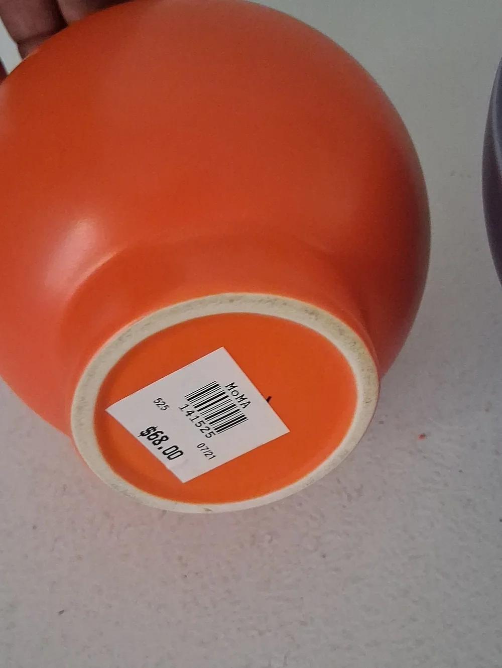 Moma Ceramic Accent Trio in Orange, Pink & Purple